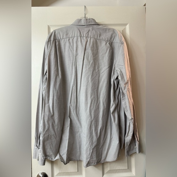 Eddie Bauer Shirt Mens XLarge Green Cotton Long Sleeve Button Up XL - Picture 4 of 4